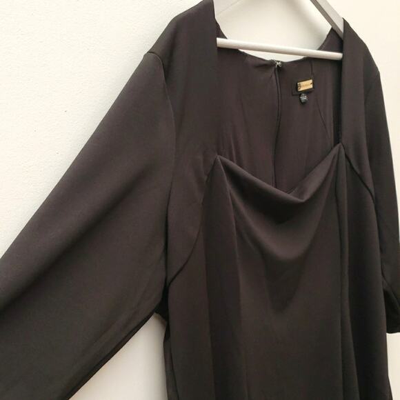 Alexia Admor Plus Size Black Marilyn Dress Women's Size 3X Party Careerwear - Picture 6 of 12